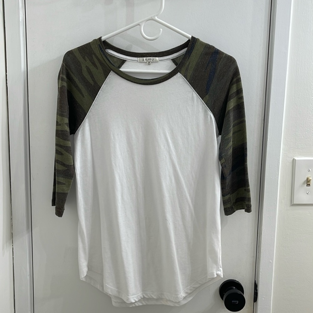 ZSupply 3/4 Camo Sleeve Tshirt